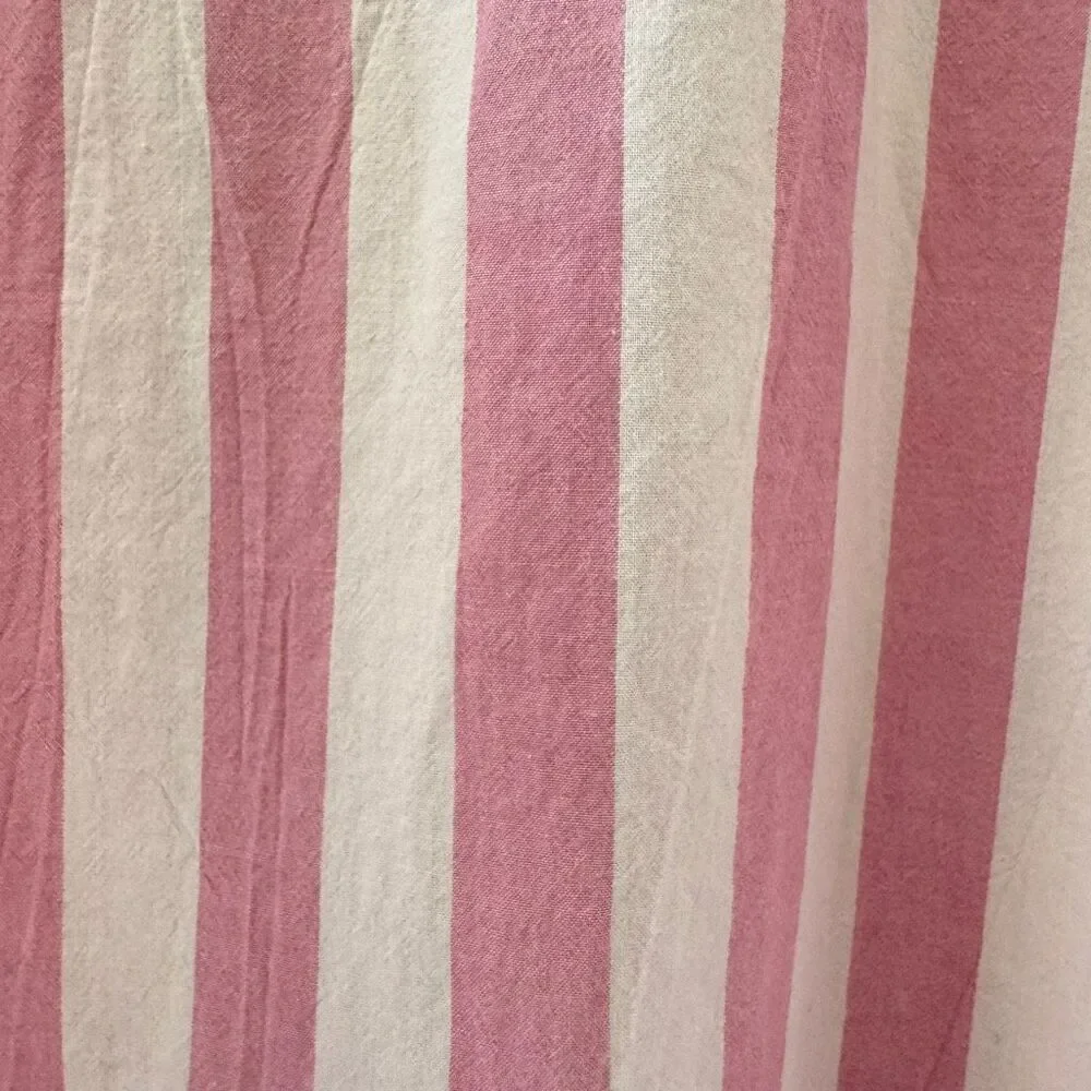 Madewell Pink and White Stripe Button-Down Shirt - Picture 8 of 13